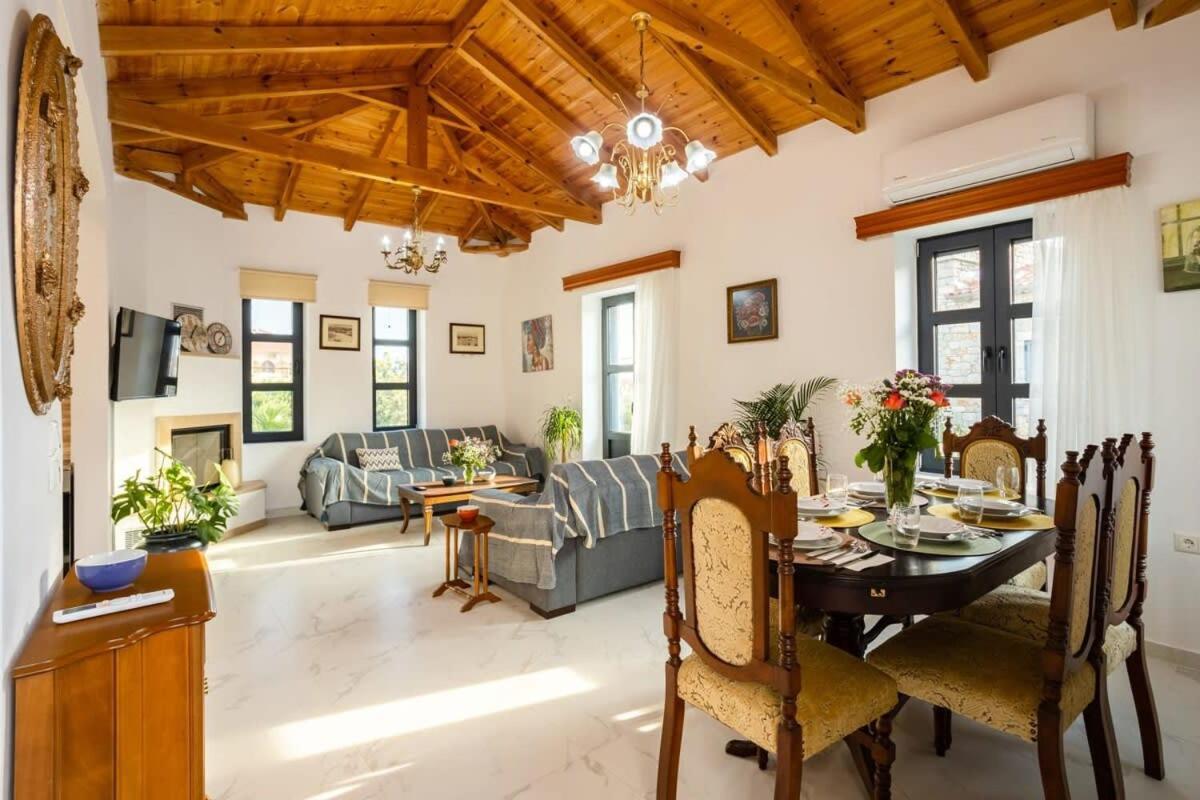 Mani Stone Built Home A Breath Away To The Sea Stoupa Exterior photo